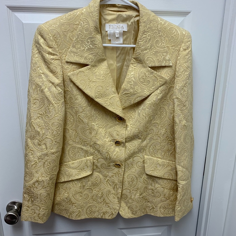 Escada gold jacket
